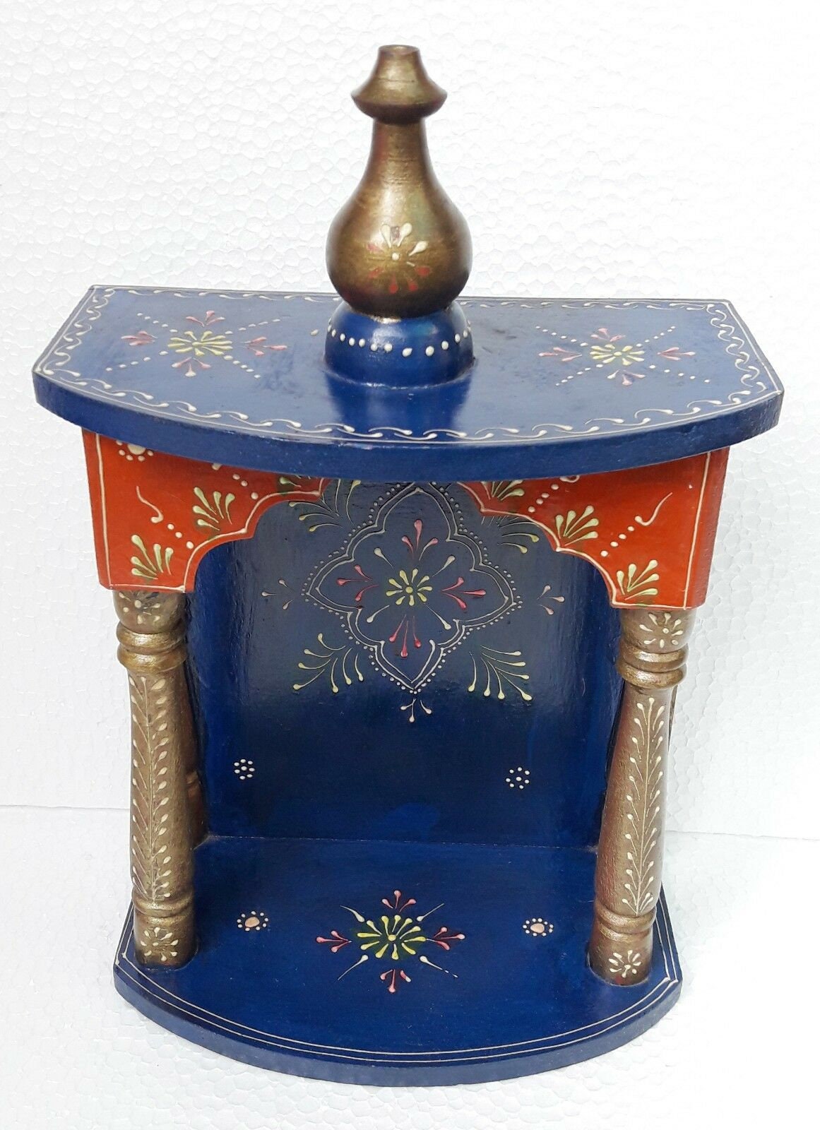 Indian Wooden Temple Small Hand Model
