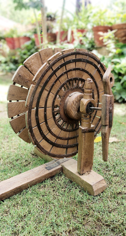 Antique Vintage Wooden Gandhi Charkha Wood