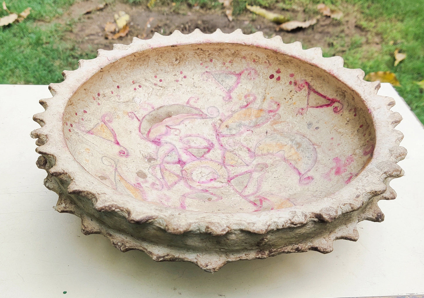 Indian Rustic Rural Vintage Antique Paper Mache