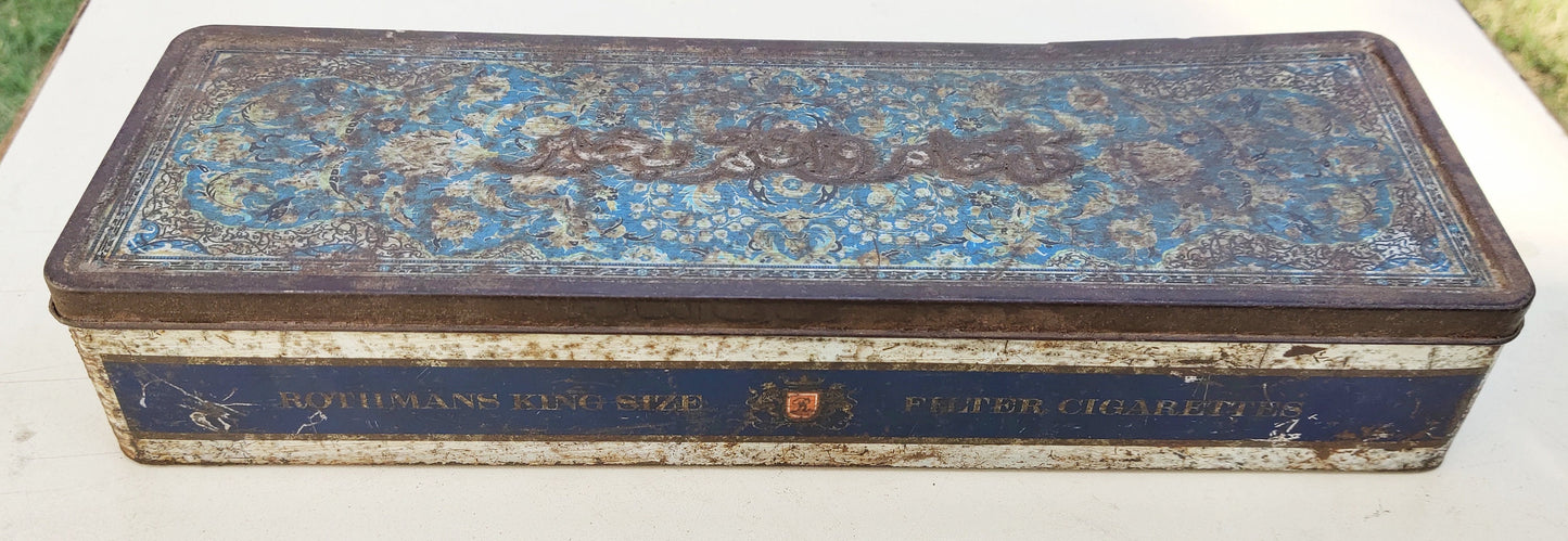 Real Old Antique Metal Rectangle Metal