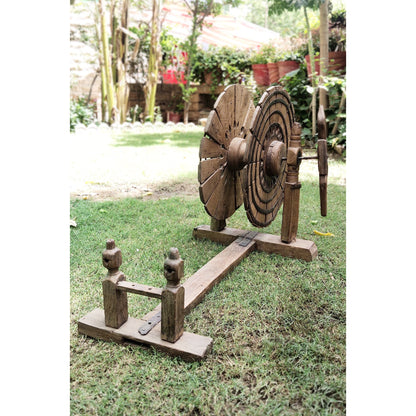 Antique Vintage Wooden Gandhi Charkha Wood