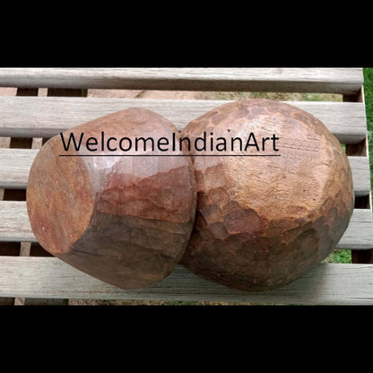 Antique Wooden Plant Pot Vintage Model 1
