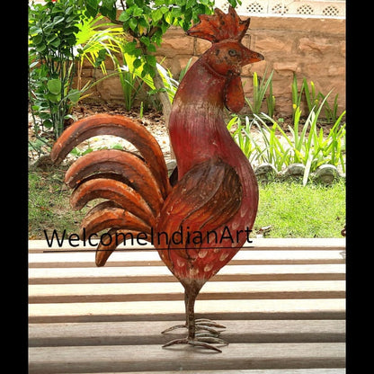 Old Vintage Hand Painted Iron Metal