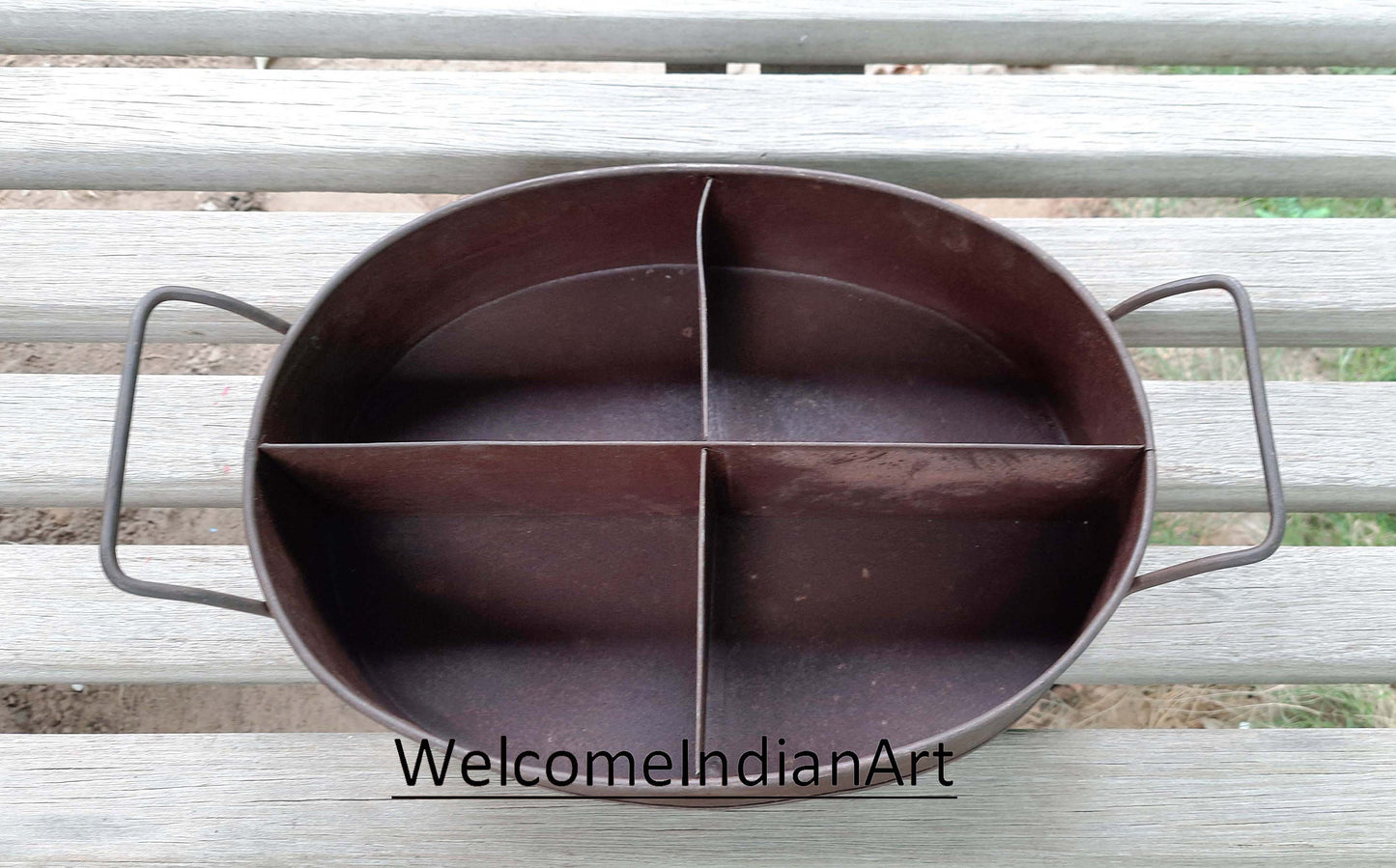 Antique Metal Tray 1 Set Metal