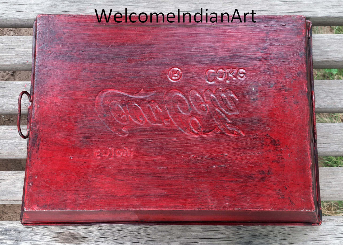 Antique Metal Tray 1 Set Metal