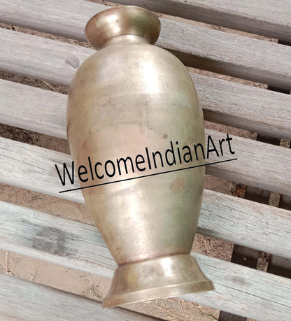 Brass Antique Vase Rustic Flower Brass