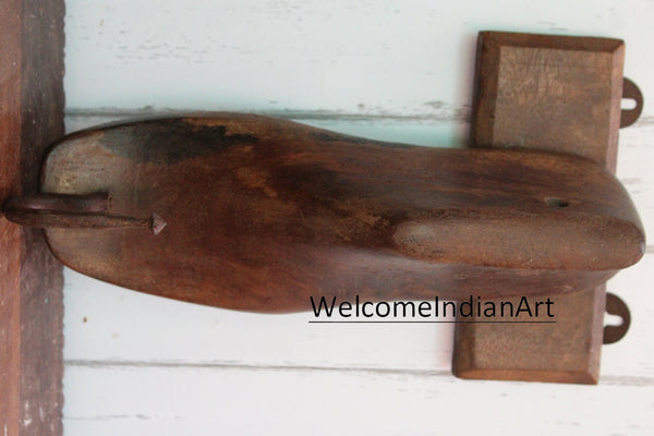 Antique Wooden Hanger, Key Hanger, Wood