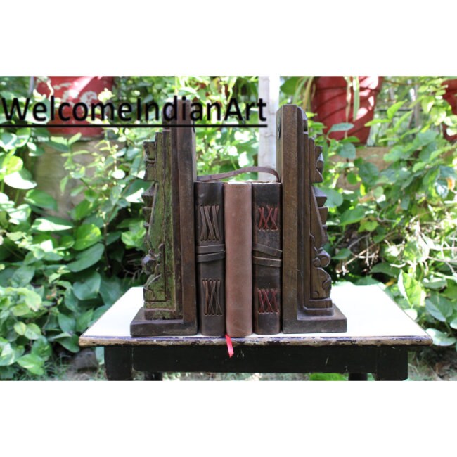 Indian Old Hanger Wooden Book Wood