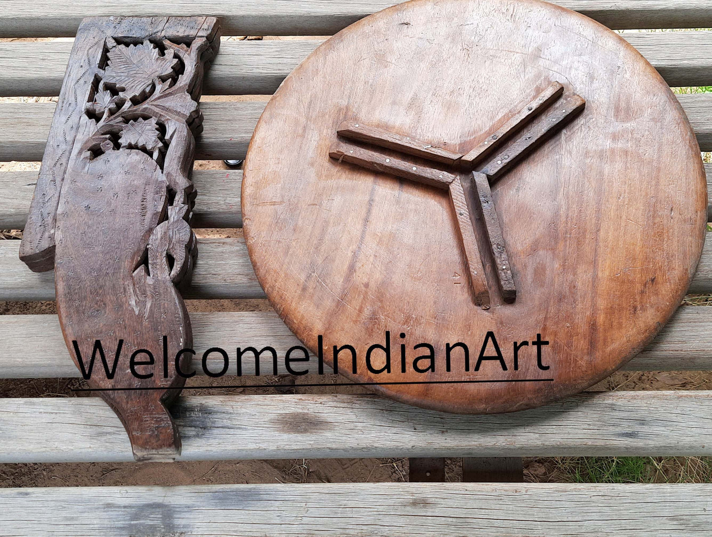 Wooden Hand Carved Foldable Mini Model 1
