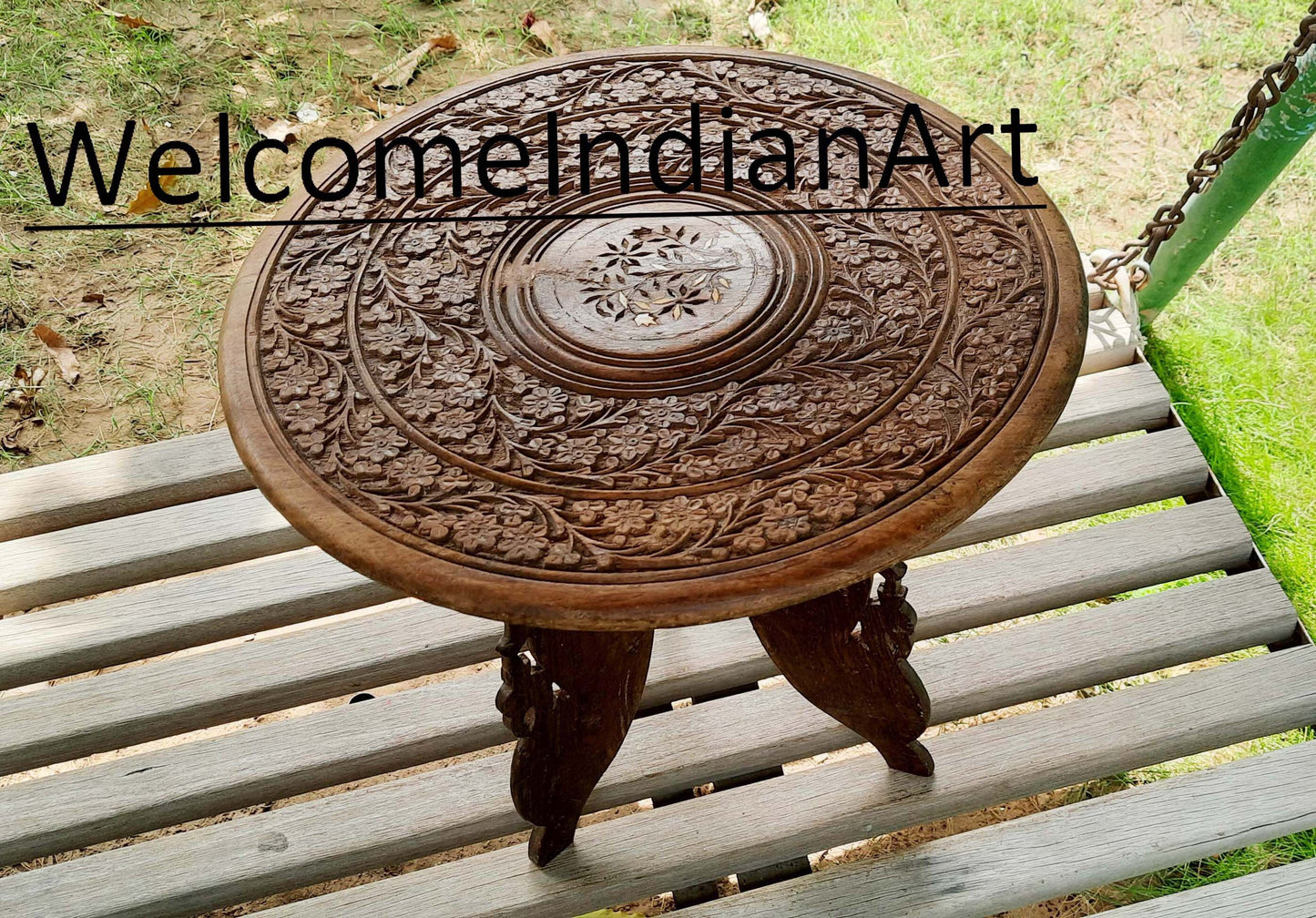 Wooden Hand Carved Foldable Mini Model 1