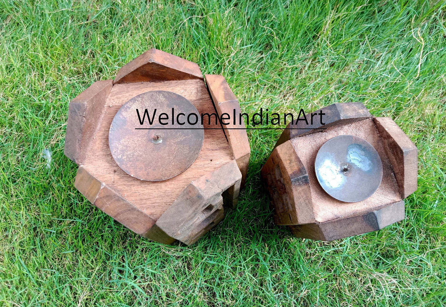 Old Vintage Hand Carved Wooden Wood