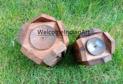 Old Vintage Hand Carved Wooden Wood