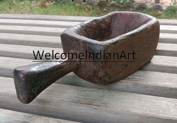 Vintage Wooden Scoop Old Rustic Wood