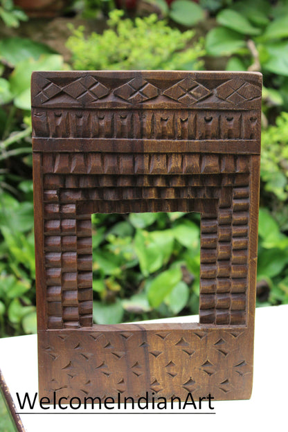 Unique Wood Frame for Mirror or Photo | Handcarved Art