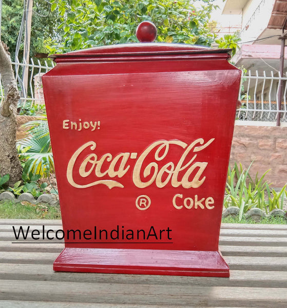 Old Iron Coca Cola Box Metal