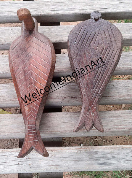 Antique Carving Wooden Handcrafted Fish Wood