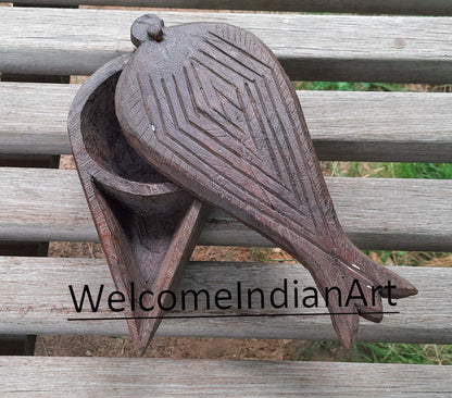 Antique Carving Wooden Handcrafted Fish Wood