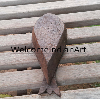 Antique Carving Wooden Handcrafted Fish Wood