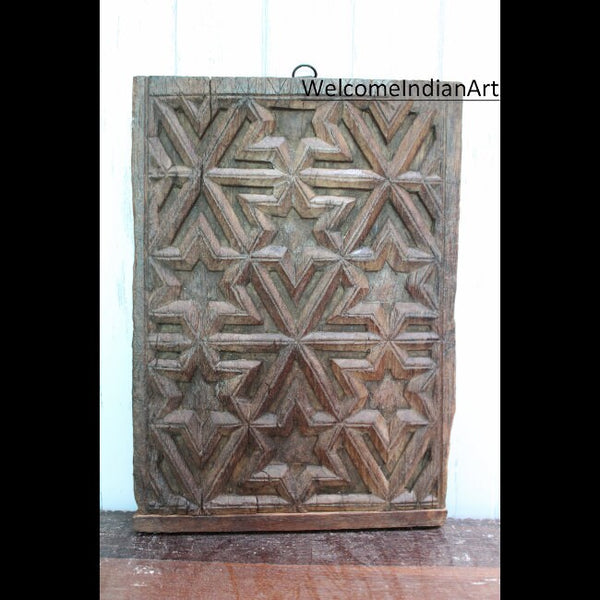Wooden Hand Carved Wall Panel Model 1