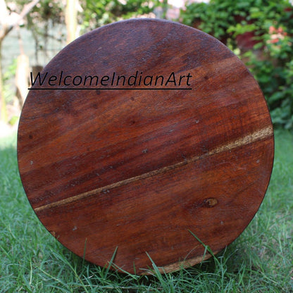 Wooden Barrel, Dark Stool, Barrel Model 1