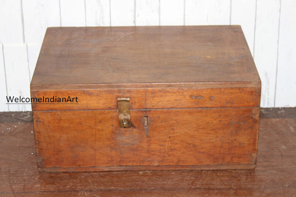 Vintage Wooden Tool Box Antique Model 1
