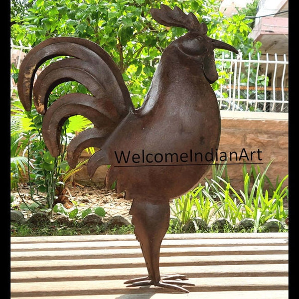Old Vintage Iron Rooster Duck Model 1