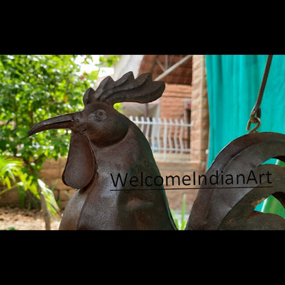 Old Vintage Iron Rooster Duck Model 1