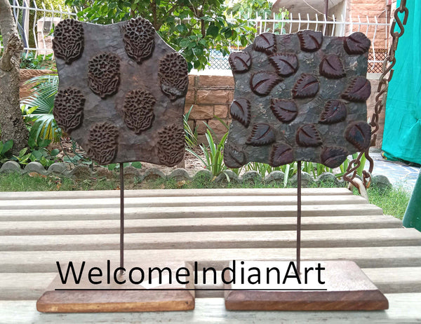 Indian Antique Wooden Textile Printing Model 1