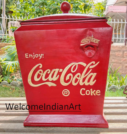 Old Iron Coca Cola Box Metal