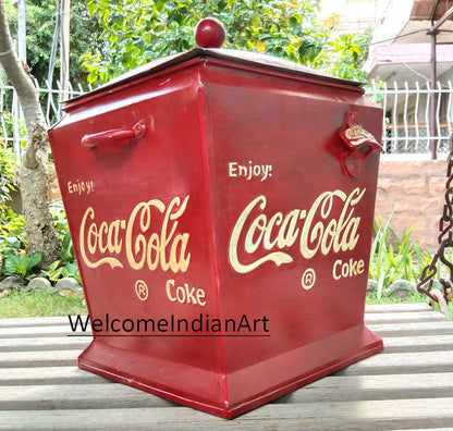 Old Iron Coca Cola Box Metal