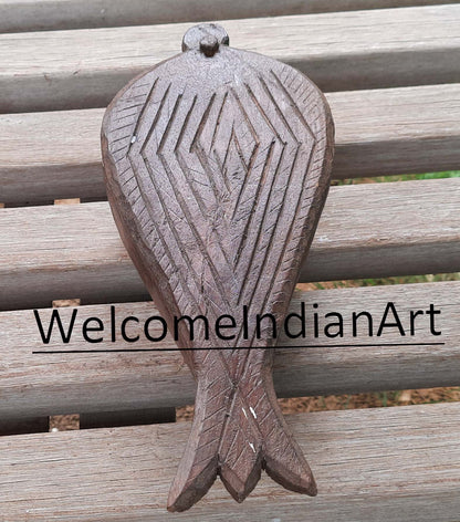 Antique Carving Wooden Handcrafted Fish Wood