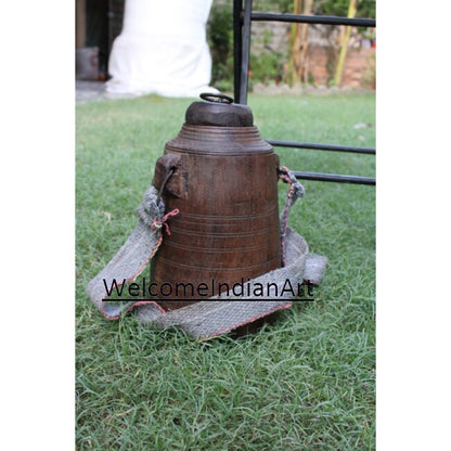 Wooden Water Bottle With Canvas Belt,