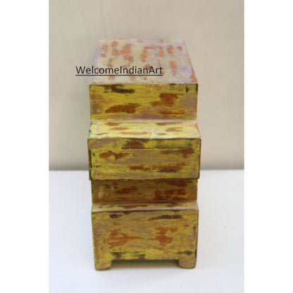 Wooden Hand Carved Drawer Multi-Utility Model 1