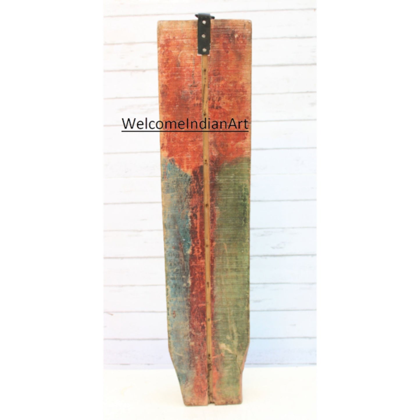 Antique Carved Sculpture, Vintage Wooden Model 1