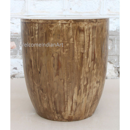 Handmade Wooden Antique Brown Color 10 X 10 X 10