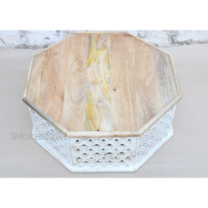 31"x 31"x 12" Wooden Coffee Table