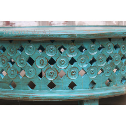 Wood Coffee Table Wooden Coffee Model 1 Blue