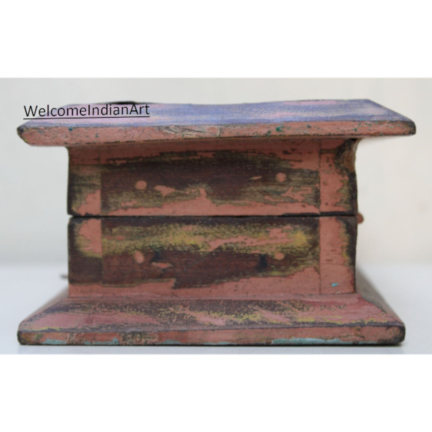 Handmade Vintage Wooden Carving Box Model 1 ( Lot Of 1 )