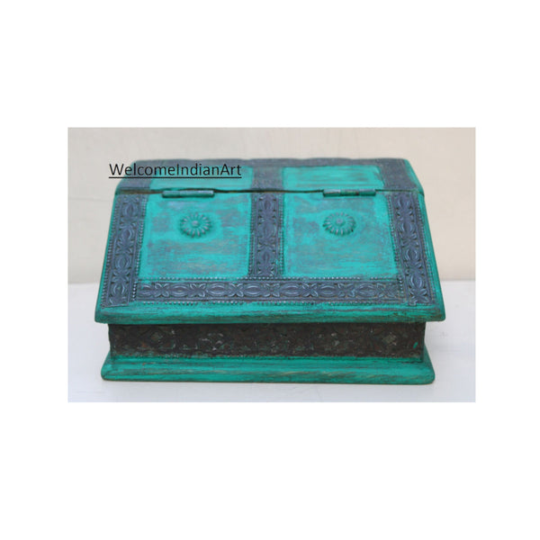 High Quality Wooden Carved Handpainted Model 1 Painted Box