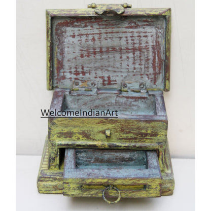Handpainted Wooden Small Gift Box Model 1