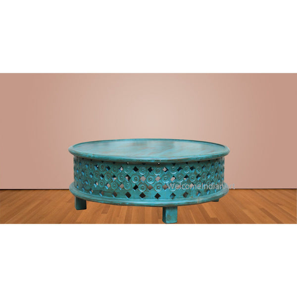 Wood Coffee Table Wooden Coffee Model 1 Blue
