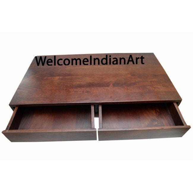 Indian Wooden Table Wooden Storage Model 1 :-