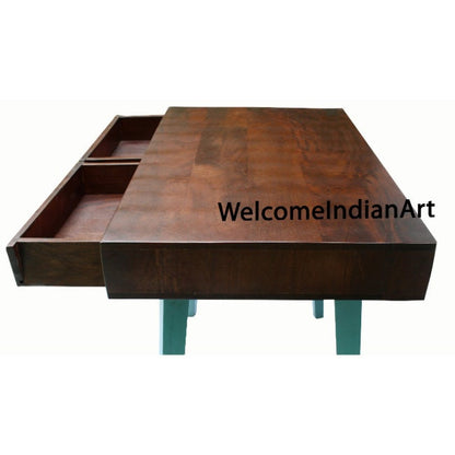 Indian Wooden Table Wooden Storage Model 1 :-