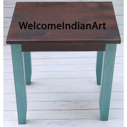 Wood Bedside Nesting Table Luxury Model 1 ( Set Of 2 )