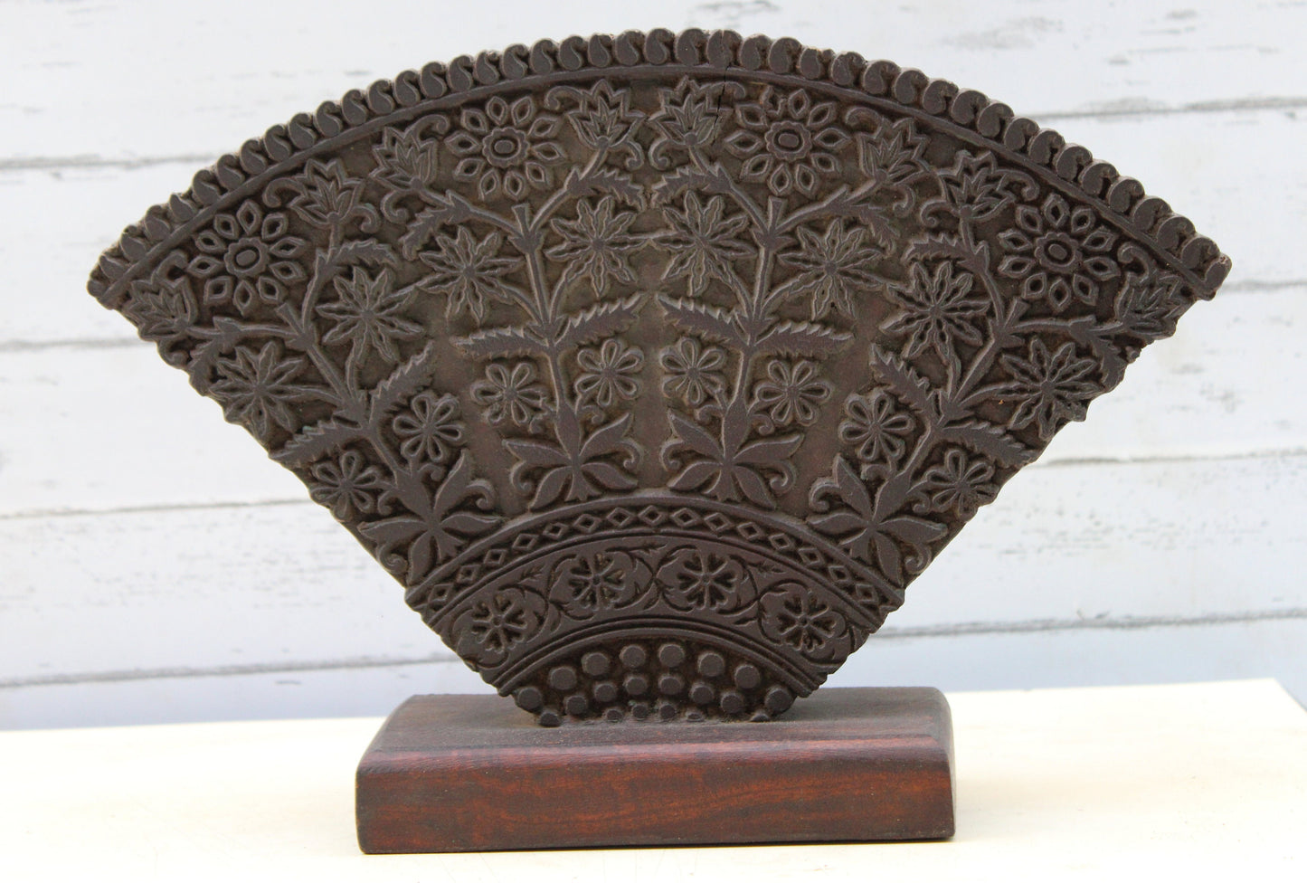 Indian Wooden Printing Block Handmade Wood