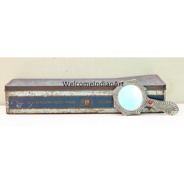 Real Old Antique Metal Rectangle Metal