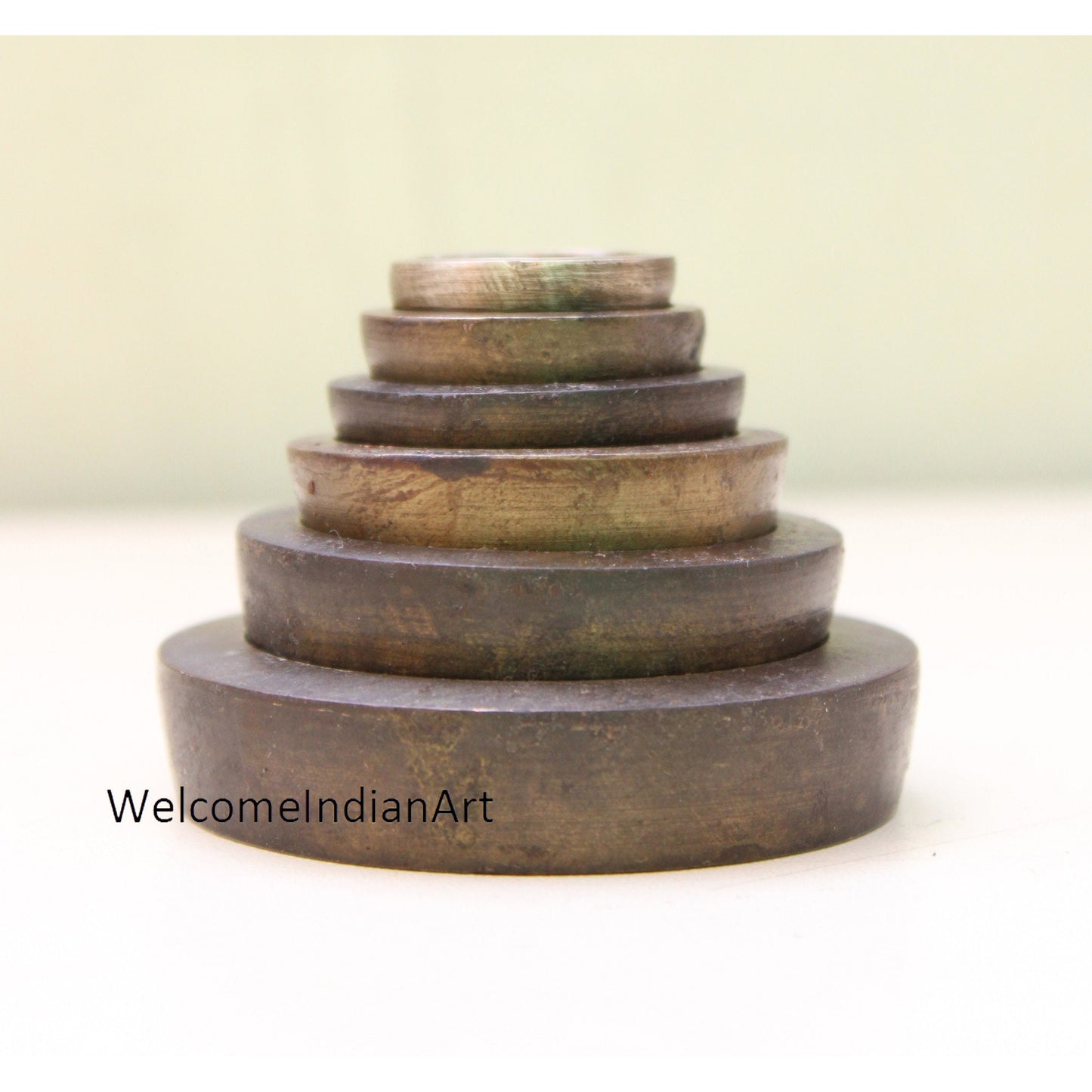 Indian Antique Decor Brass Weight Brass