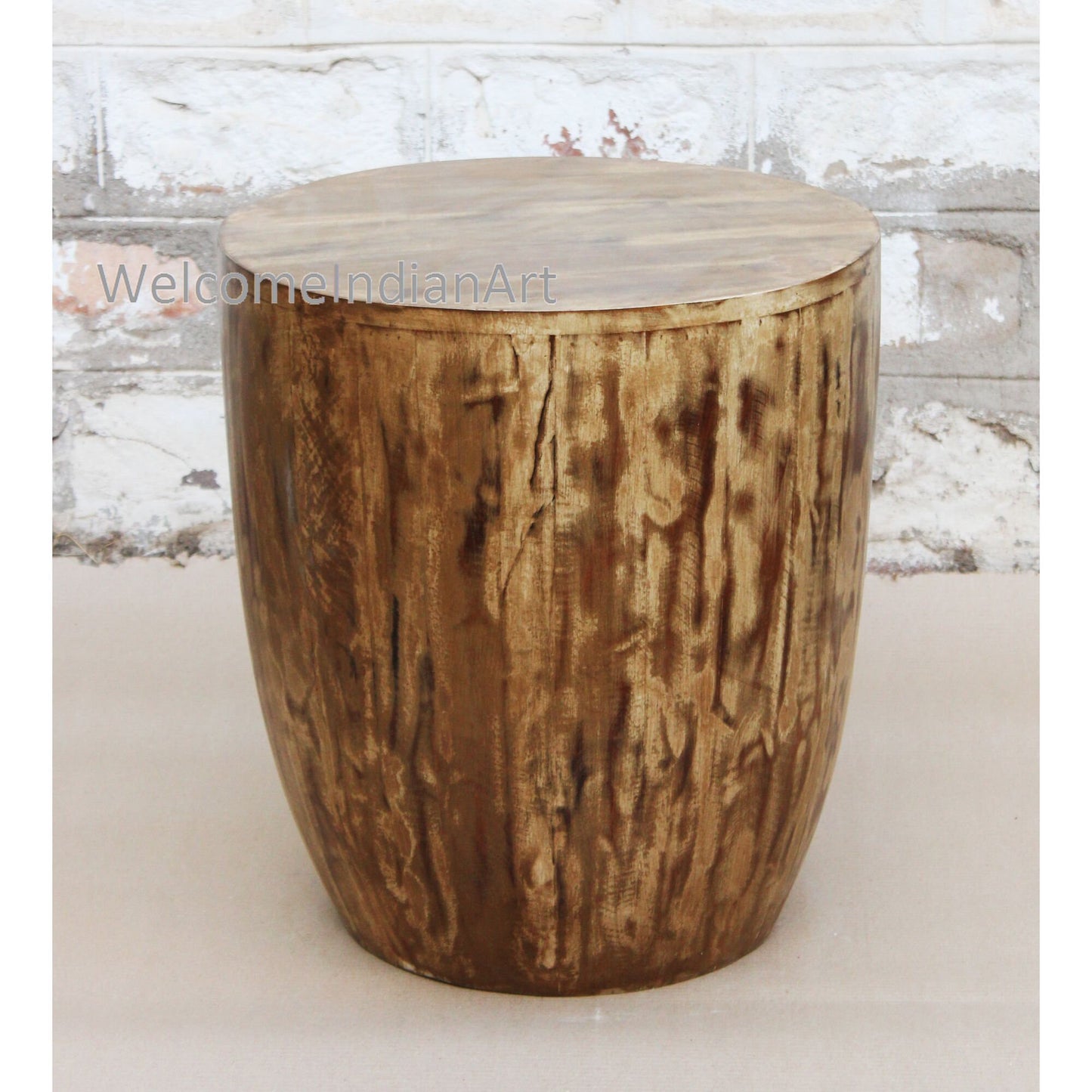 Handmade Wooden Antique Brown Color 10 X 10 X 10