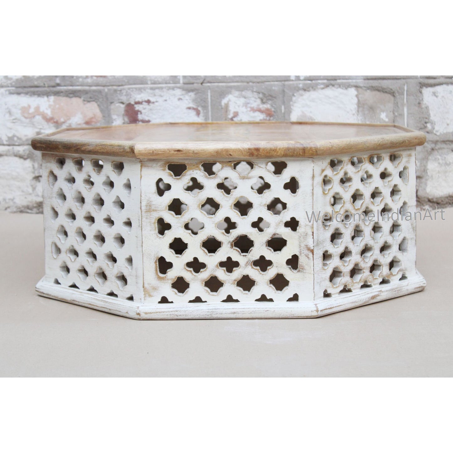 31"x 31"x 12" Wooden Coffee Table