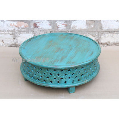 Wood Coffee Table Wooden Coffee Model 1 Blue
